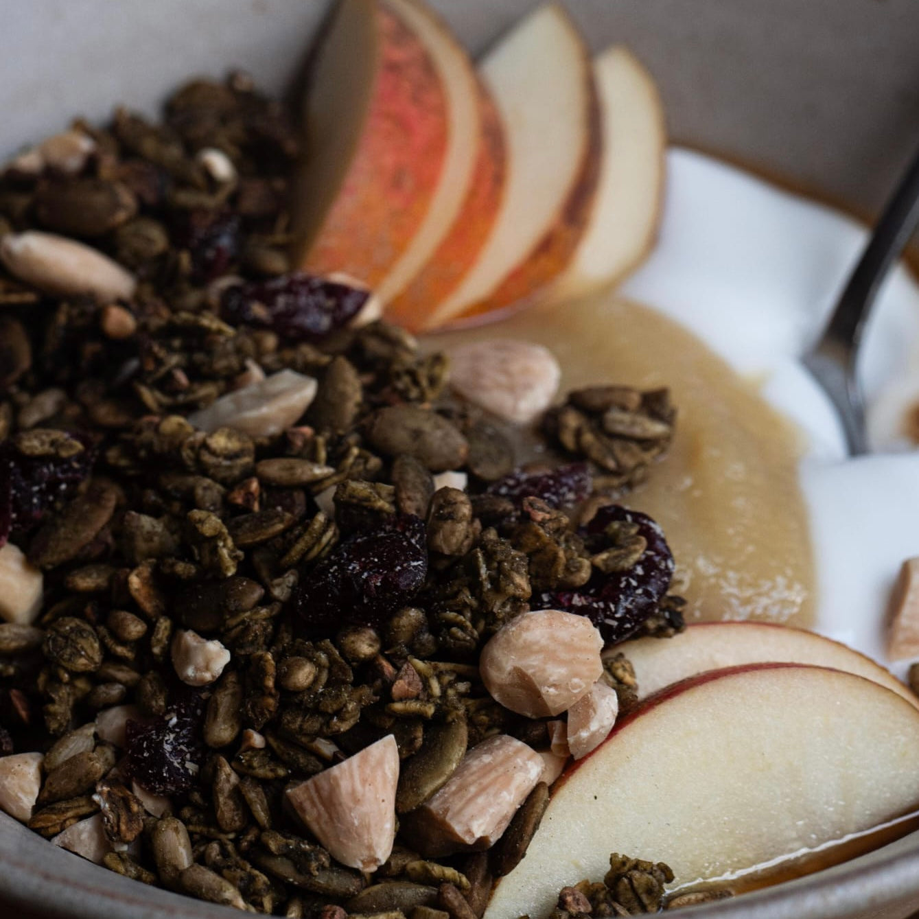 Granola matcha chocolat blanc