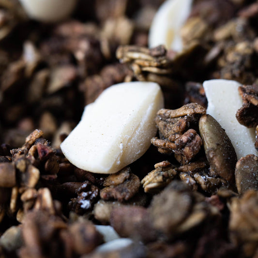 Granola matcha chocolat blanc